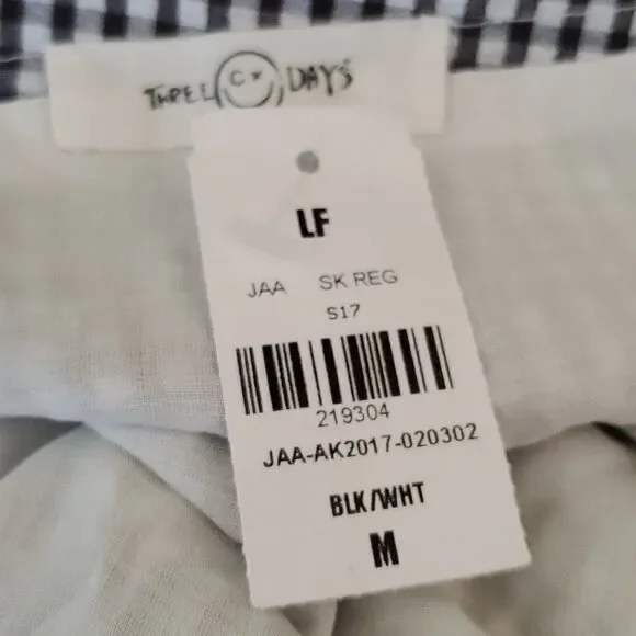 NWT! LF Three Days fully lined ruffle trim skirt - Picture 7 of 9